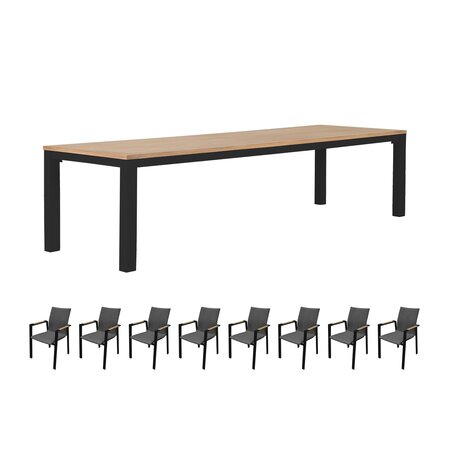 Atlanta dining set voor 8 personen - afbeelding 1