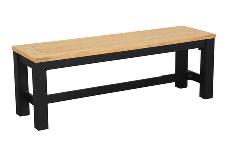 Atlanta stoel-bank dining set voor 4 personen - afbeelding 2