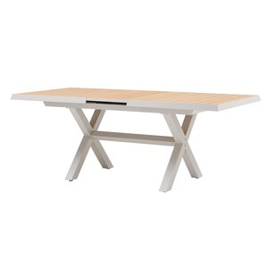 Bo uitschuifbare dining set zand voor 6 personen - afbeelding 3
