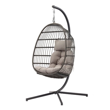 Ease Up® Babylon opvouwbaar hang-ei antraciet - afbeelding 1