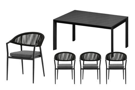 Ease Up® Bo diningset voor 4 personen - afbeelding 1