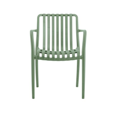 Ease Up® Levi tuinstoel kunststof sage groen - afbeelding 2