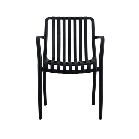 Ease Up® Levi tuinstoel kunststof zwart - afbeelding 2