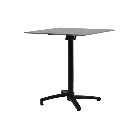 Ease Up® Malmö bistrotafel 70 x 70 cm zwart inklapbaar - afbeelding 1