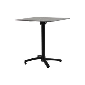Ease Up® Malmö bistrotafel 70 x 70 cm zwart inklapbaar - afbeelding 1
