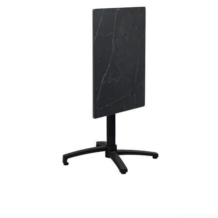Ease Up® Malmö bistrotafel 70 x 70 cm zwart inklapbaar - afbeelding 3