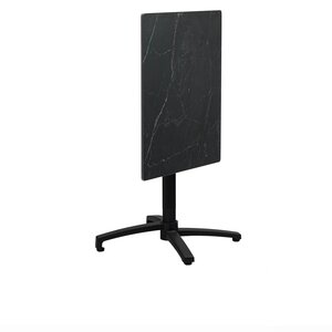 Ease Up® Malmö bistrotafel 70 x 70 cm zwart inklapbaar - afbeelding 3
