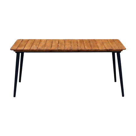 Ease Up® Napoli dining tafel L 180 x B 90 x H 76 cm zwart - afbeelding 2