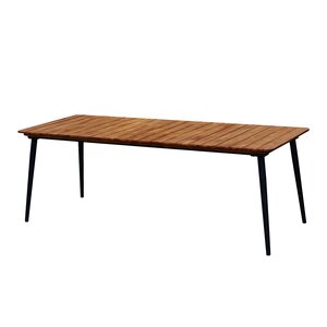 Ease Up® Napoli dining tafel L 220 x B 90 x H 76 cm zwart