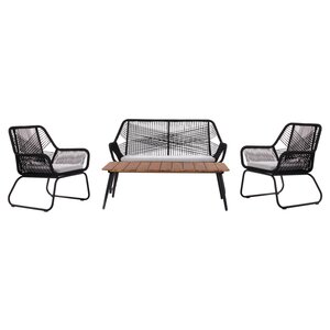Ease Up® Napoli loungeset zwart