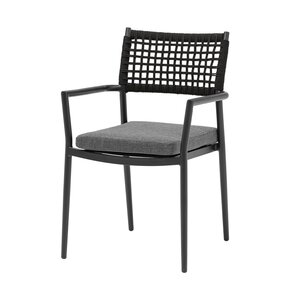 Liv diningset zwart voor 4 personen - afbeelding 2