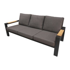 Memphis loungeset met teakhouten tafelblad - afbeelding 3
