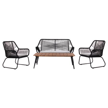 Napoli loungeset zwart - afbeelding 1