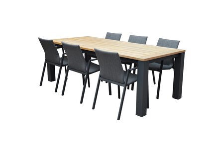 Royal seasons® Alora/Madeira dining set voor 6 personen - afbeelding 1