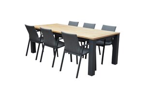 Royal seasons® Alora/Madeira dining set voor 6 personen - afbeelding 1