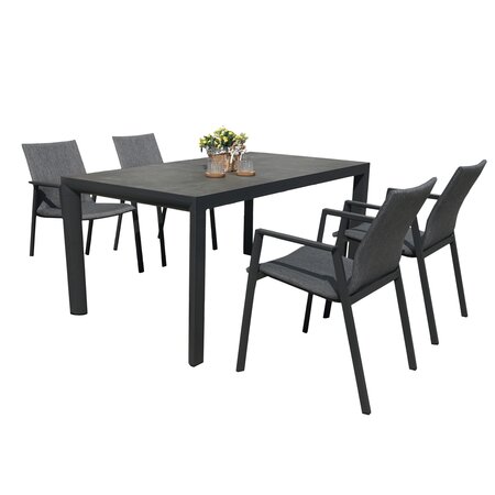 Royal seasons® Alora/Sol dining set voor 4 personen - afbeelding 1