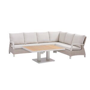 Royal seasons® Athene/Bahia hoeklounge met verstelbare tafel