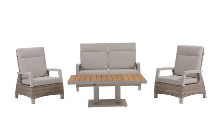Royal seasons® Athene/Bahia loungeset met 2-zitsbank - afbeelding 1
