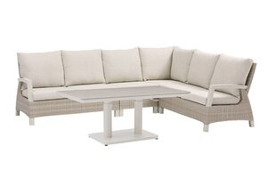 Royal seasons® Athene/Jura hoeklounge met verstelbare tafel - afbeelding 1