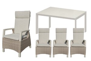 Royal seasons® Athene/Noordwijk dining set voor 4 personen - afbeelding 1