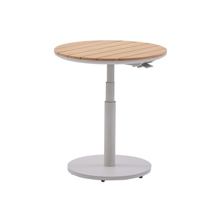 Royal seasons® Bahia bijzettafel in hoogte verstelbaar D60 x 45/66 cm zand