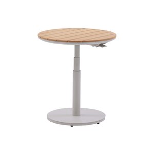 Royal seasons® Bahia bijzettafel in hoogte verstelbaar D60 x 45/66 cm zand