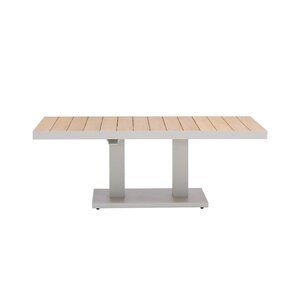 Royal seasons® Bahia tafel in hoogte verstelbaar 140 x 85 x 49/72 cm zand - afbeelding 3