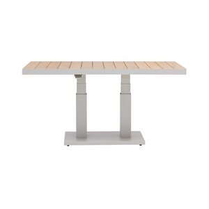 Royal seasons® Bahia tafel in hoogte verstelbaar 140 x 85 x 49/72 cm zand - afbeelding 4