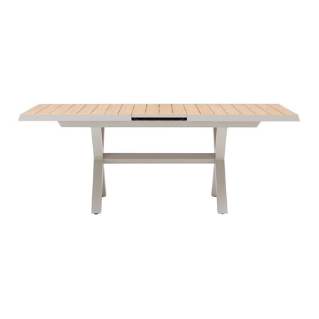 Royal seasons® Bahia tafel uitschuifbaar 163/203 x 93 cm zand - afbeelding 4
