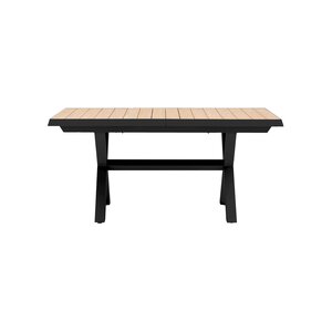 Royal seasons® Bahia tafel uitschuifbaar 163/203 x 93 cm zwart - afbeelding 4