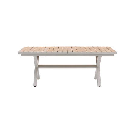 Royal seasons® Bahia tafel uitschuifbaar 204/264 x 100 cm zand - afbeelding 4