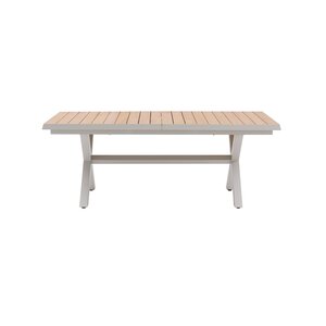 Royal seasons® Bahia tafel uitschuifbaar 204/264 x 100 cm zand - afbeelding 4