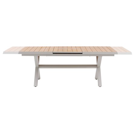 Royal seasons® Bahia tafel uitschuifbaar 204/264 x 100 cm zand - afbeelding 5
