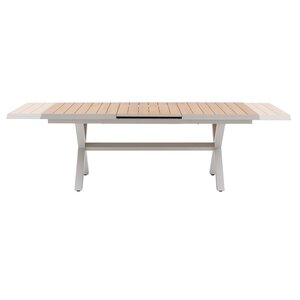 Royal seasons® Bahia tafel uitschuifbaar 204/264 x 100 cm zand - afbeelding 5
