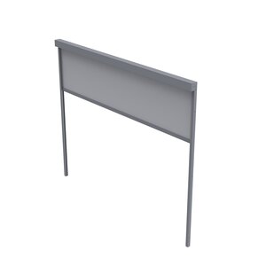 Royal seasons® Bergamo zonwerende zijwand 3m antraciet