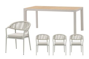 Royal seasons® Bo/Bahia dining set voor 4 personen - afbeelding 1