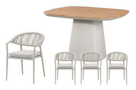 Royal seasons® Bo/Marina dining set voor 4 personen - afbeelding 1