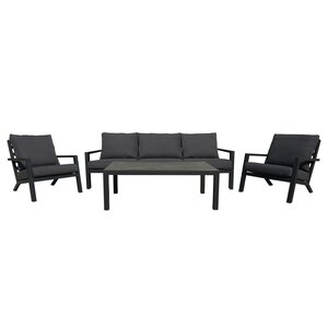 Royal seasons® Cannes loungeset met 3-zitsbank - afbeelding 1