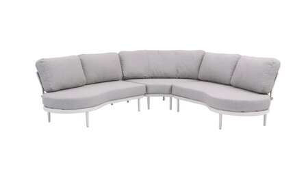 Royal seasons® Coconut Bay halfronde hoeklounge zand