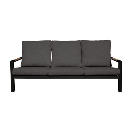 Royal seasons® Detroit 3-zitsbank zwart - afbeelding 2