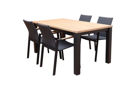 Royal seasons® Detroit/Atlanta dining set voor 4 personen - afbeelding 1