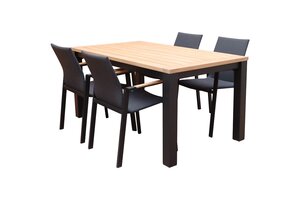 Royal seasons® Detroit/Atlanta dining set voor 4 personen - afbeelding 1