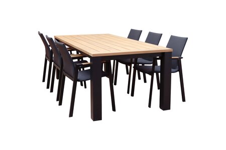 Royal seasons® Detroit/Atlanta dining set voor 6 personen - afbeelding 1