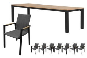 Royal seasons® Detroit/Atlanta dining set voor 8 personen - afbeelding 1