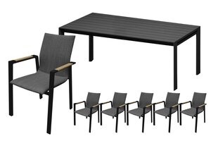 Royal seasons® Detroit/Noordwijk dining set voor 6 personen - afbeelding 1