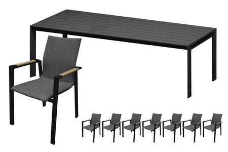Royal seasons® Detroit/Noordwijk dining set voor 8 personen - afbeelding 1