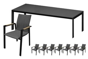 Royal seasons® Detroit/Noordwijk dining set voor 8 personen - afbeelding 1