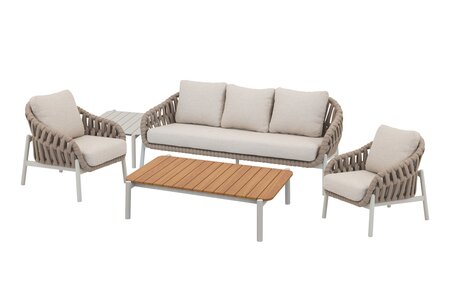 Royal seasons® Doha sofa loungeset met 3-zitsbank - afbeelding 1