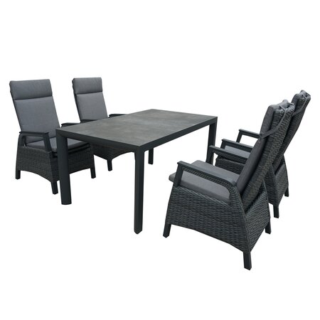Royal seasons® Fabio dining set voor 4 personen - afbeelding 1