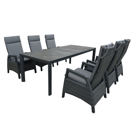 Royal seasons® Fabio dining set voor 6 personen - afbeelding 1